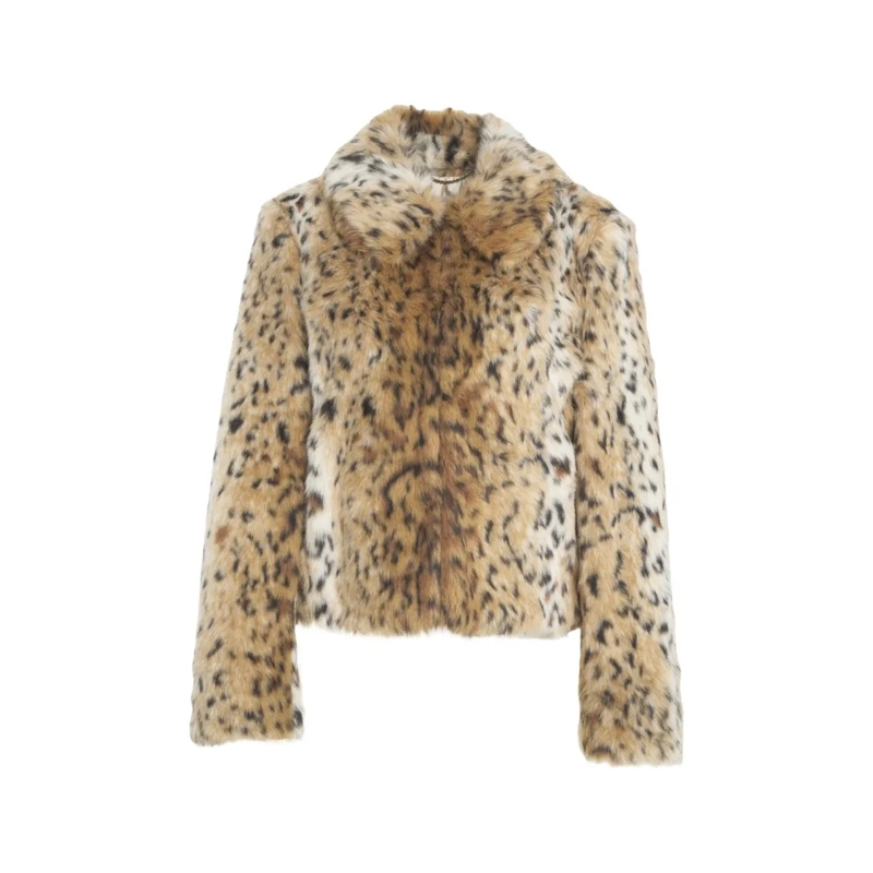 Max Mara Jas in omgekeerd lam Uta' Faux Fur Jacket Brown