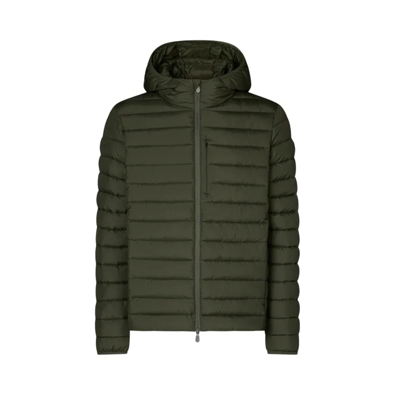 Save the Duck Doudoune Quilted Green Light Jacket With Double-Slider Zip  Green