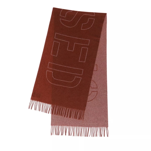 Closed Scarf Red Plum Wollen Sjaal