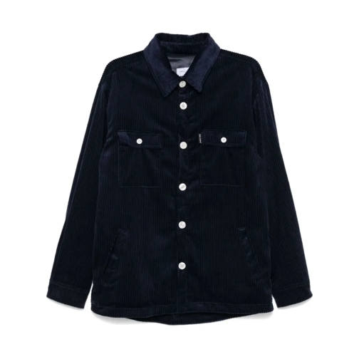 Family First Übergangsjacke Brushed Effect Shirt Jacket Blue