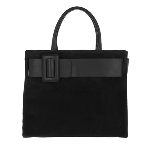 Abro Cashmere Handle Bag Black/Nickel Tote