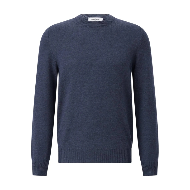 Gran Sasso Pull Pullover aus Schurwolle Dunkelblau