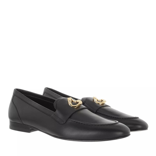 Givenchy G Chain Detail Loafers Lambskin Black Mocassino