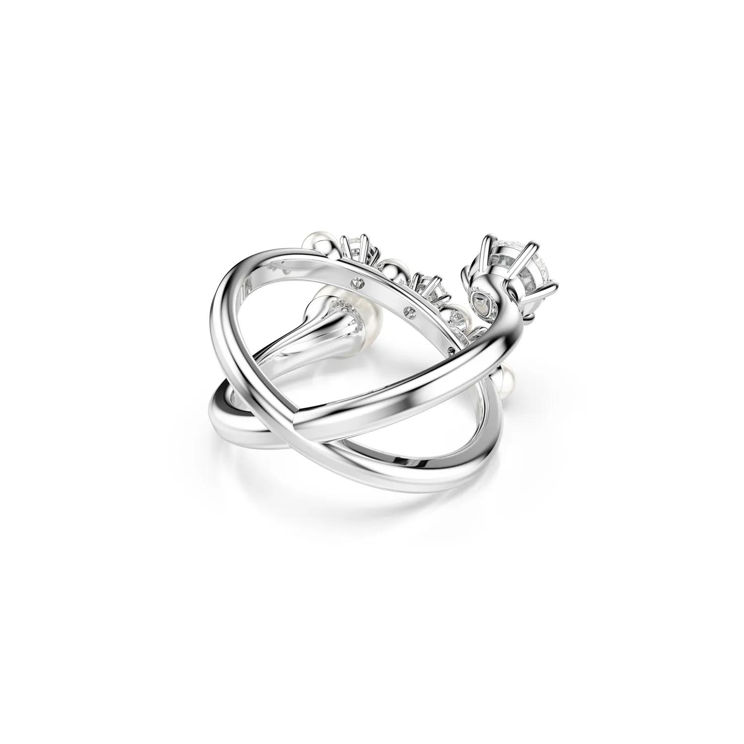 Thumbnail - Swarovski Ring - Matrix Ring - Gr. 16 - in Silber - für Damen
