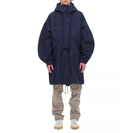 Junya Watanabe  Parka Nylon Coat Blue