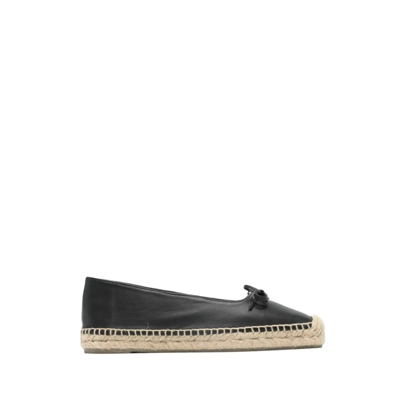 Castaner Balletschoenen Black Espadrilles With Square Ballerina Toe Black