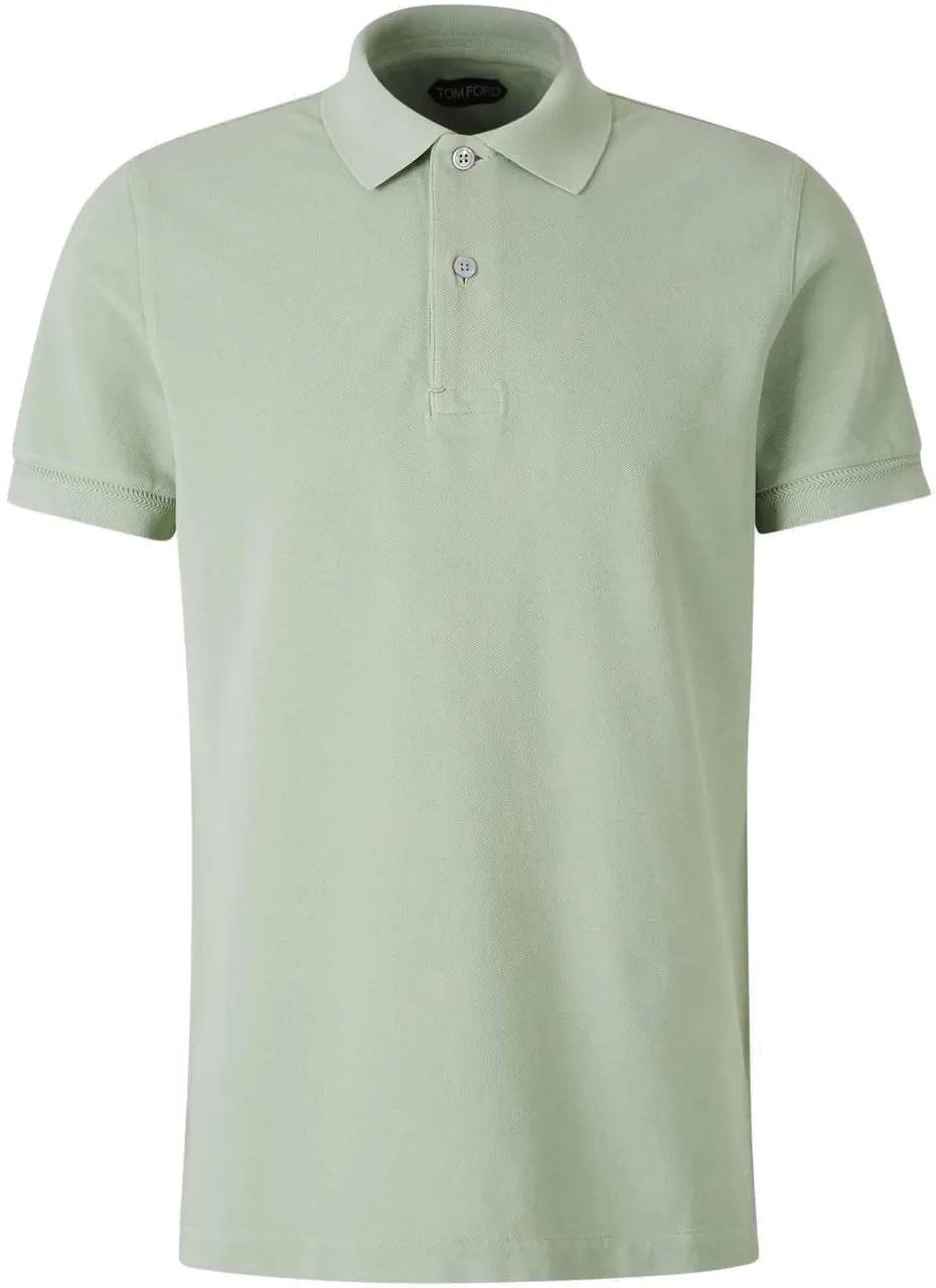 Thumbnail - Tom Ford - Polo Logo Pique - Größe 48 - grün