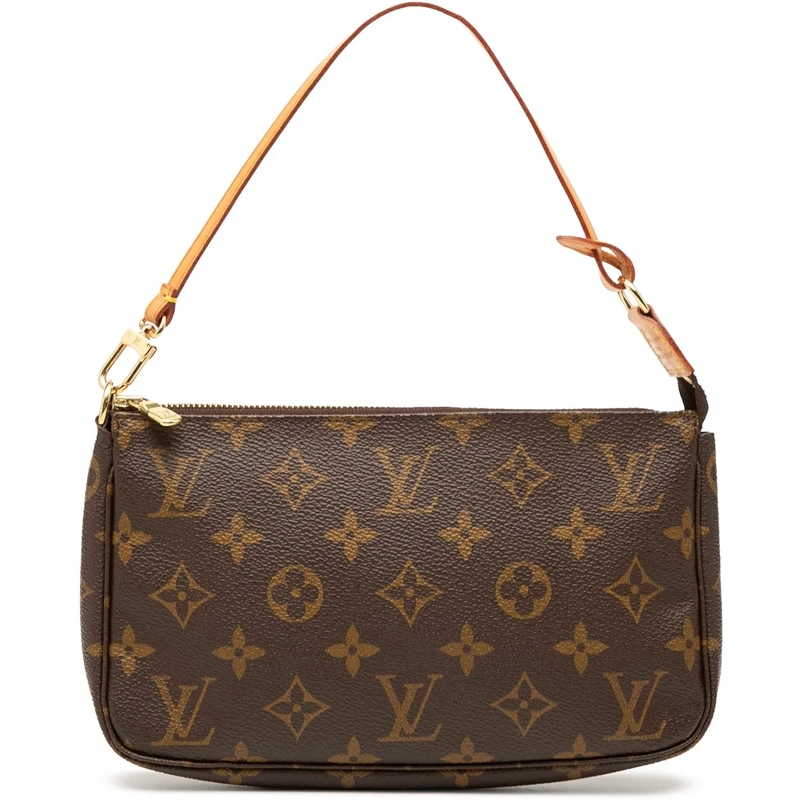 Louis Vuitton Schultertasche Monogram Pochette Accessoires braun