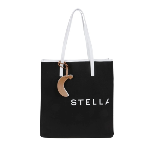 Stella McCartney Tote Black Eco Canvas Tote Bag Black