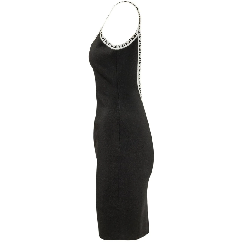 Versace Minikleid Mini Abito con Spalline Decorate schwarz(Image 3)