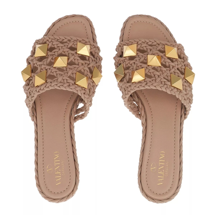 Valentino discount studded slides