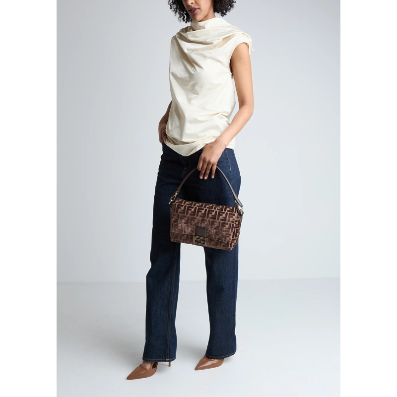 Fendi Baguette Bag Mamma Baguette Chocolate(Image 2)