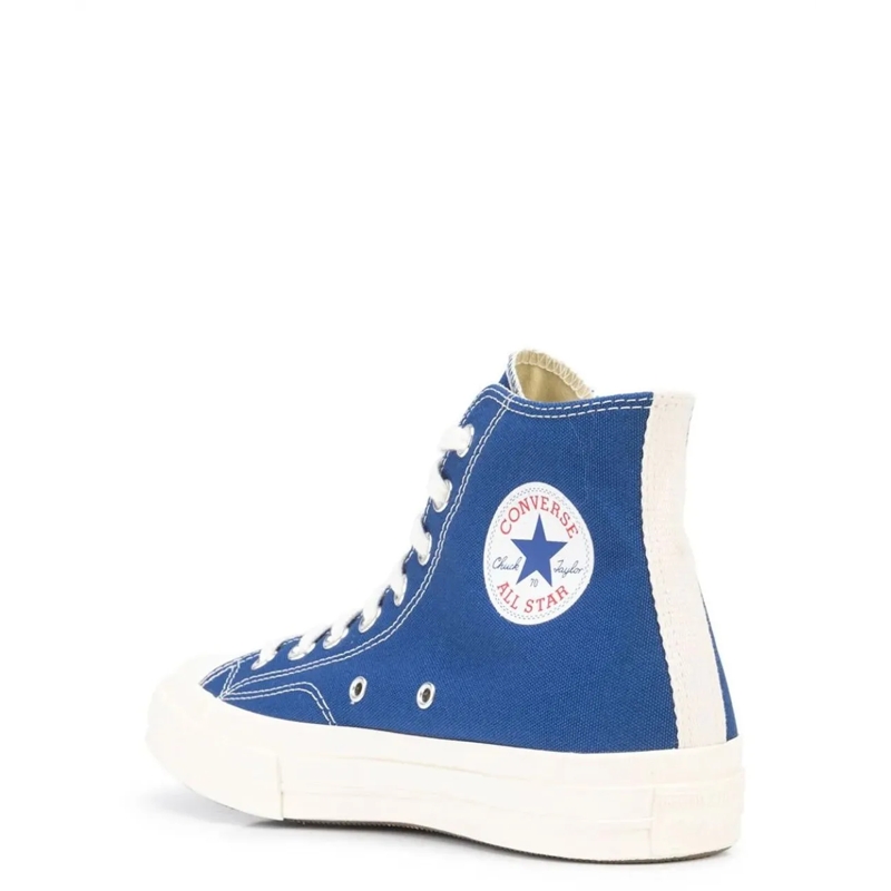 Comme des Garcons Low-Top-Sneaker Chuck 70 Hi Sneakers Blue (Image 3)