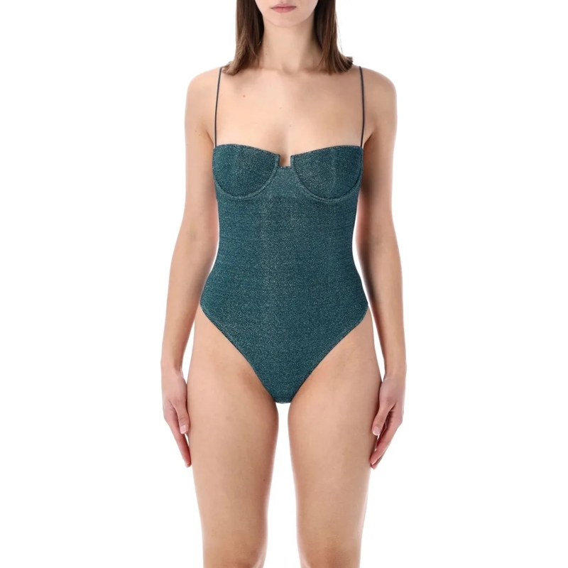 Oséree  Swimwear Lumière Balconette Swimsuit Neutrals