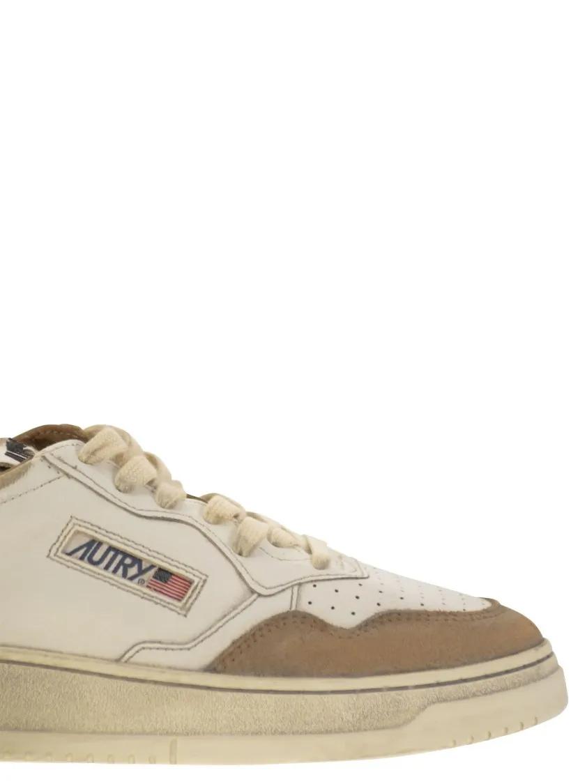 Thumbnail - Autry Low-Top Sneaker - Super Vintage - Leather Sneakers - Gr. 40 (EU) - in Beige - für Damen