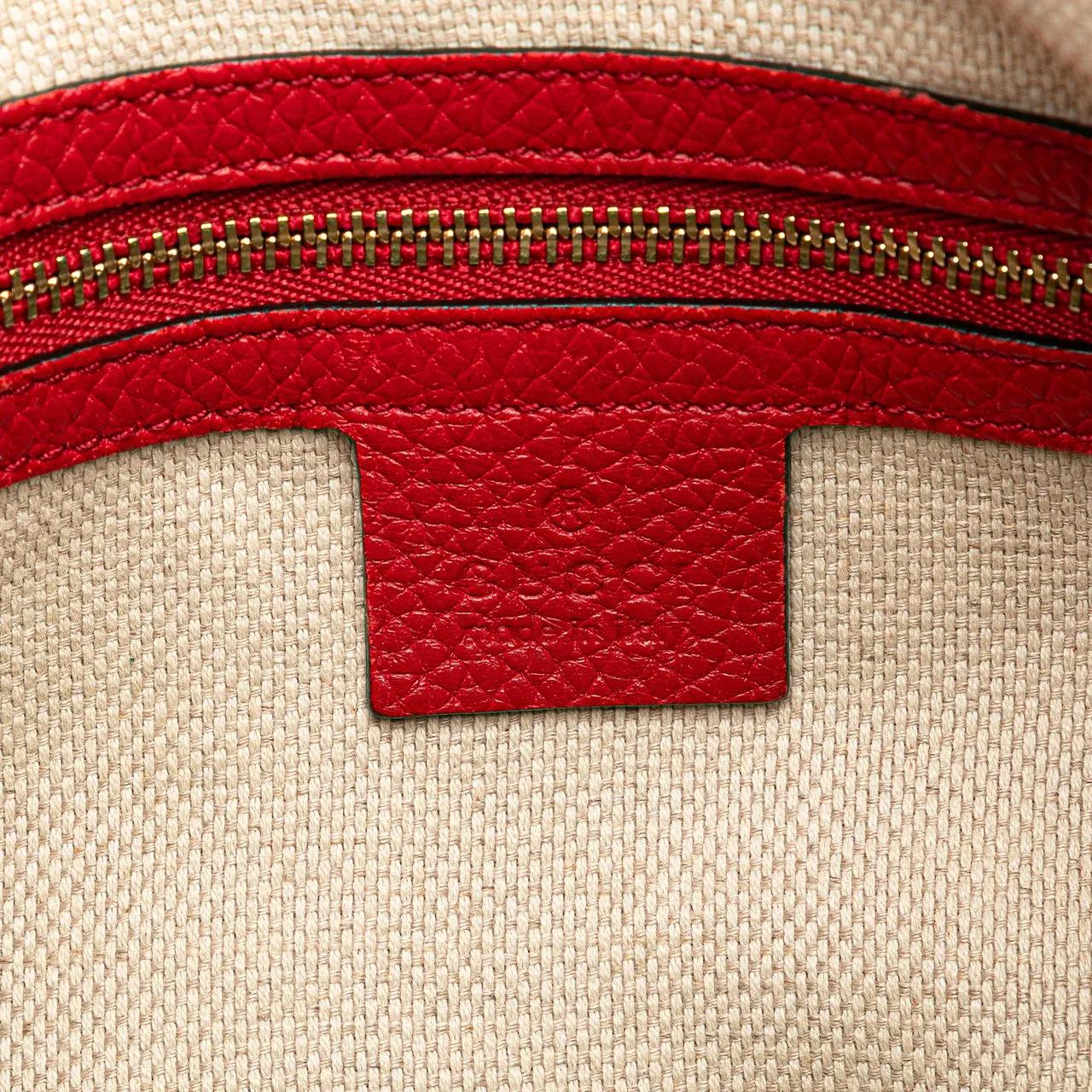 Thumbnail - Gucci Hobo Bags - Large Pebbled Calfskin Soho Convertible Hobo - Gr. unisize - in Rot - für Damen