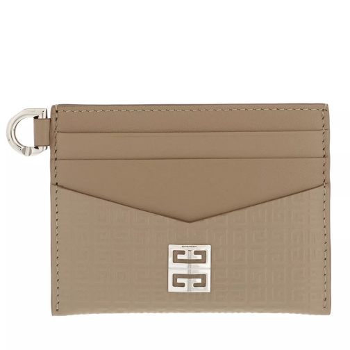 Givenchy 4G Card Holder Leather Dune Porta carte di credito