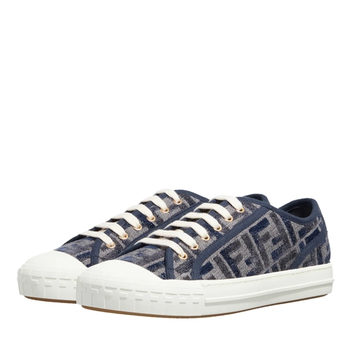 Fendi Domino Low Top Sneakers Blue låg sneaker