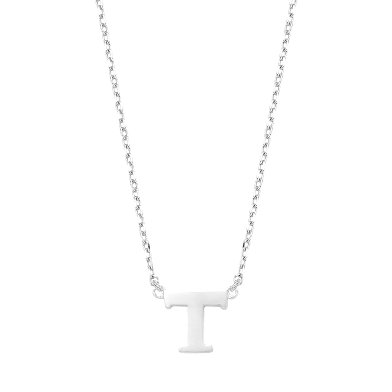 Isabel Bernard Kurze Halskette T Whitegold Saint Germain Chloé 14 Karat Collier White Gold
