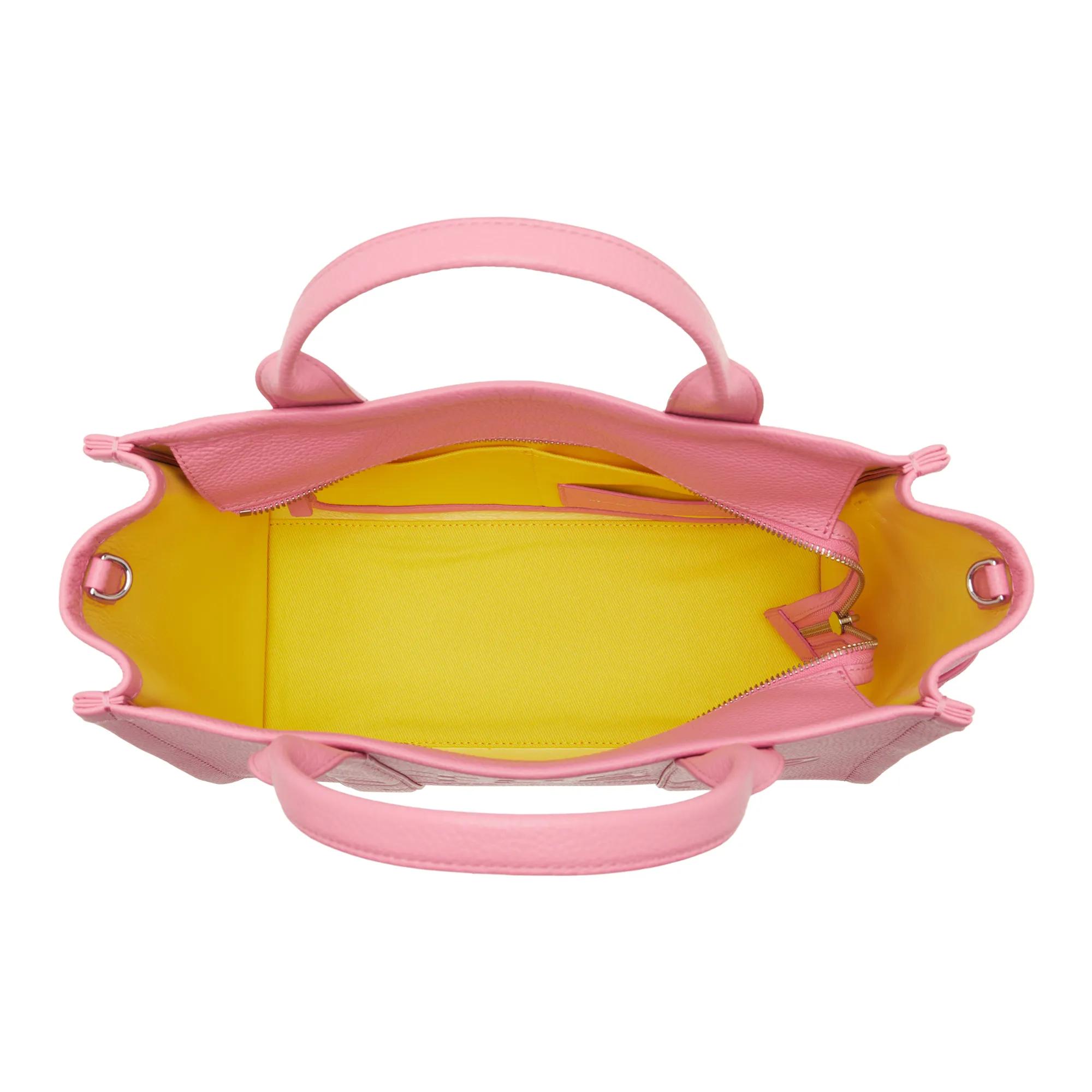 Marc Jacobs Totes & shoppers The Leather Medium Tote Bag in poeder roze