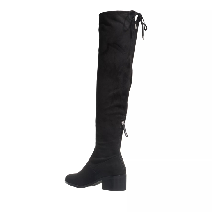 Steve madden black on sale suede knee high boots