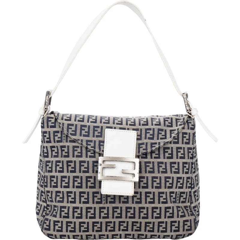 Fendi Schultertasche Fendi FF Mongram Baguette Handbag mehrfarbig