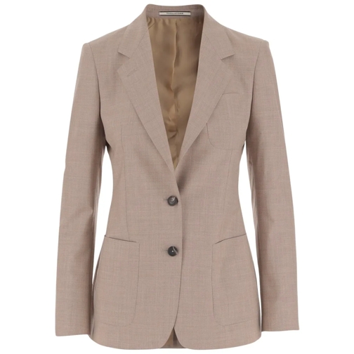 Tagliatore Blazer Virgin Wool Jacket Neutrals