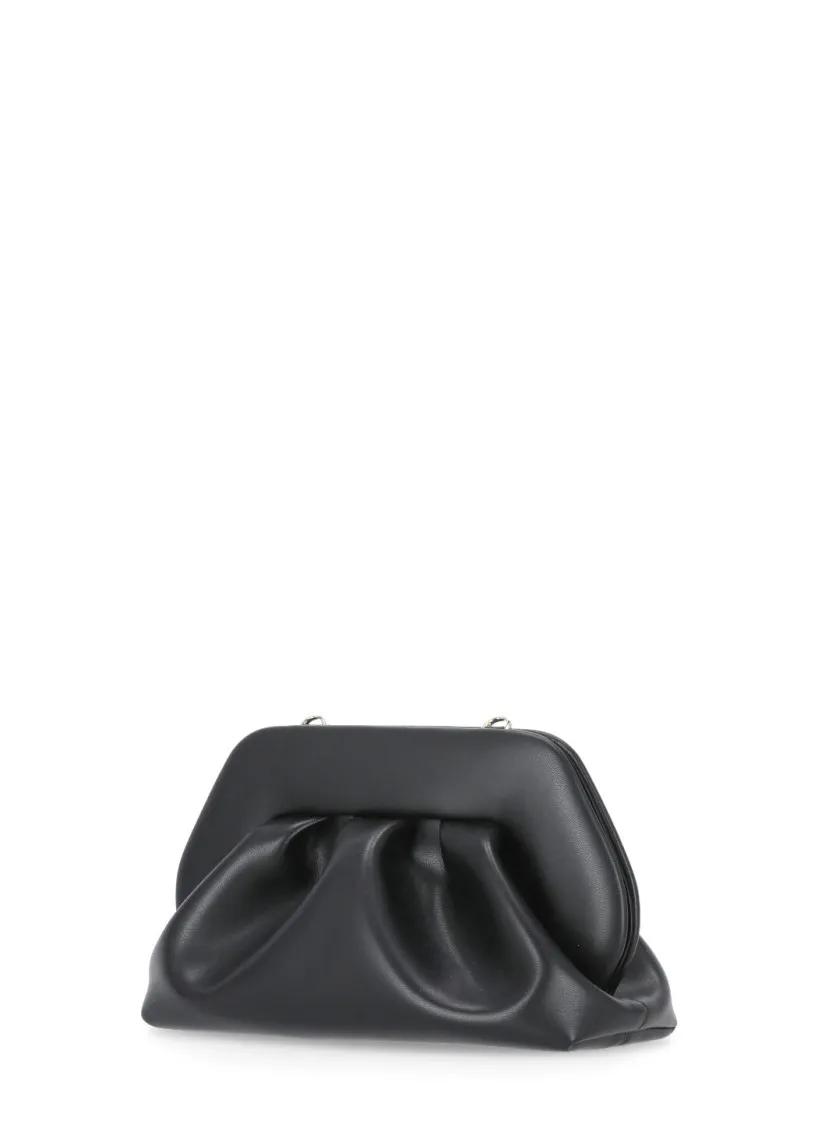 Themoirè Hobo bags Black "Tia" Vegan Leather Shoulder Bag in zwart