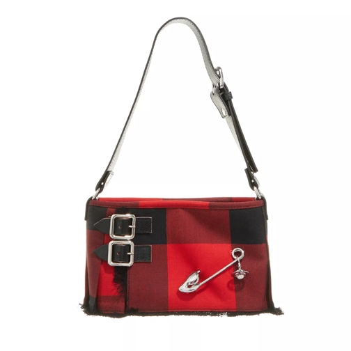 Vivienne Westwood Heather Shoulder Bag Red/Black Shoulder Bag