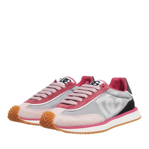 Dolce&Gabbana Low-Top Sneaker Dragon Grigio Rosa