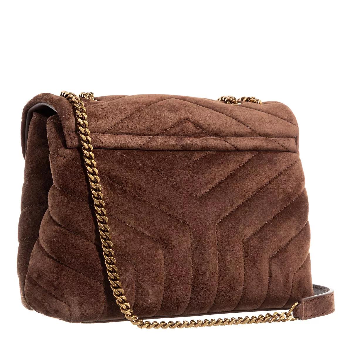 Saint Laurent Crossbody bags Small Loulou Shoulder Bag in bruin