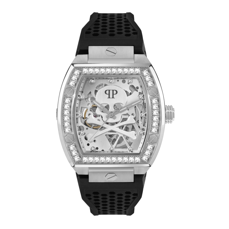 Philipp Plein Quarzuhr Analoge Quarzuhr The $Keleton silber