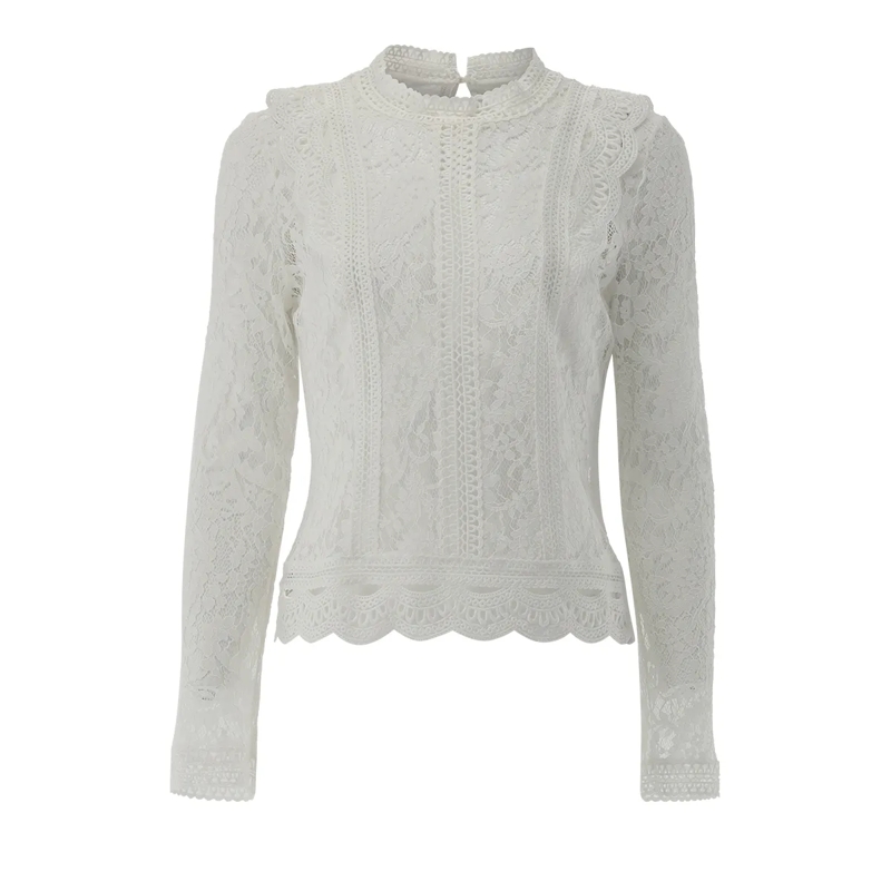 VAN LAACK Bluse Bluse Modern Fit Uni beige