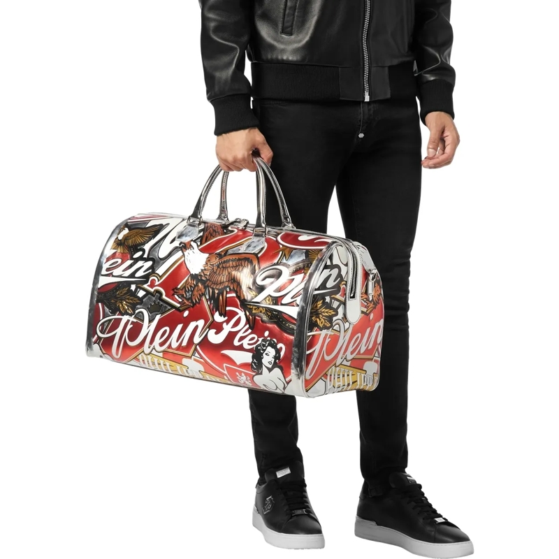 Philipp Plein Weekender Medium Reisetasche rot(Image 3)