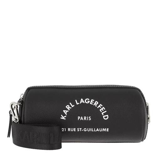 Karl Lagerfeld Rue St Guillaume Barrel Bag Black Canteen Bag