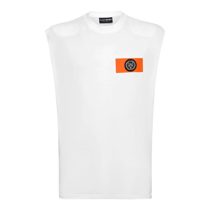 Plein Sport Top Tanktop weiss
