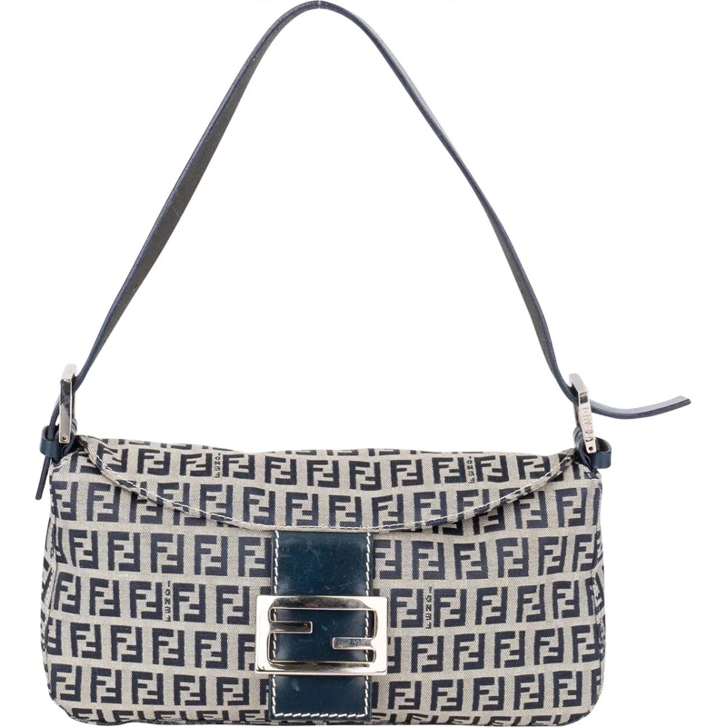 Fendi Schultertasche Fendi FF Monogram Baguette Handbag mehrfarbig
