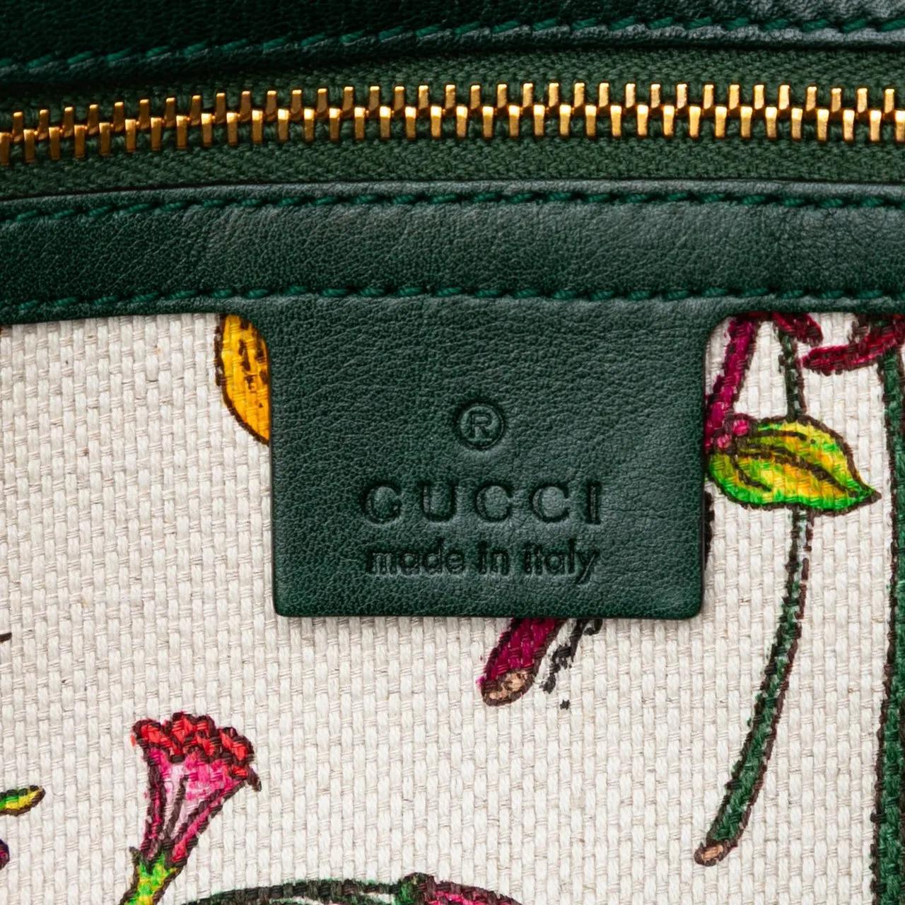 Thumbnail - Gucci Hobo Bags - Medium Leather New Bamboo Top Handle Bag - Gr. unisize - in Grün - für Damen