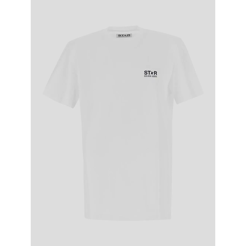 Golden Goose  Relaxed Fit White Half Sleeve T-Shirt White