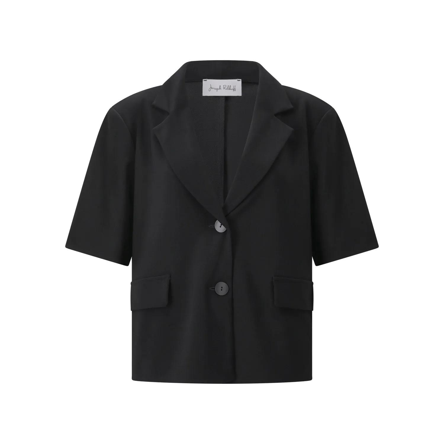 Thumbnail - Joseph Ribkoff - Kurzarm Blazer - Größe 44 - schwarz