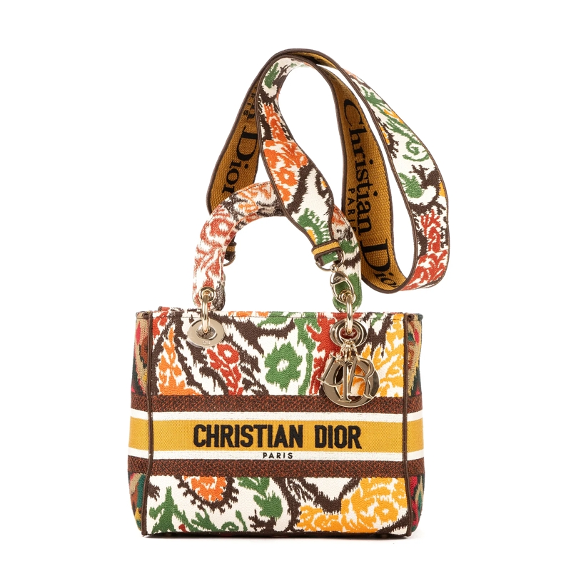 Christian Dior Crossbody Bag Lady Dior Lite Medium orange