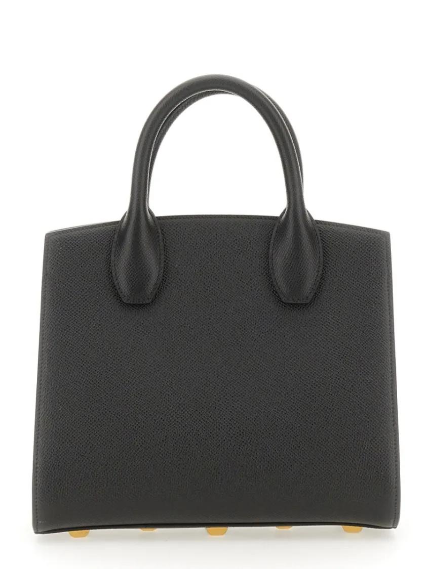 Salvatore Ferragamo Crossbody bags Scholarship "Study Box" Bag in zwart