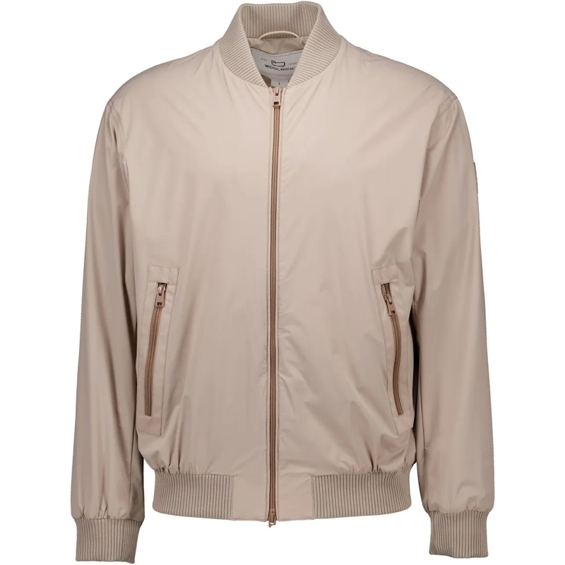 Woolrich Bomberjacke Woolrich Matt Bomberjacks Beige Cfwoou0893mrut3107 beige(Image 8)