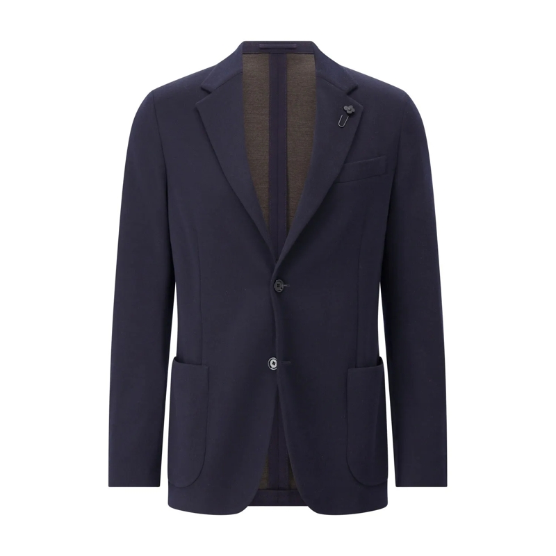 Lardini Veste de costume Sakko aus Schurwolle blau