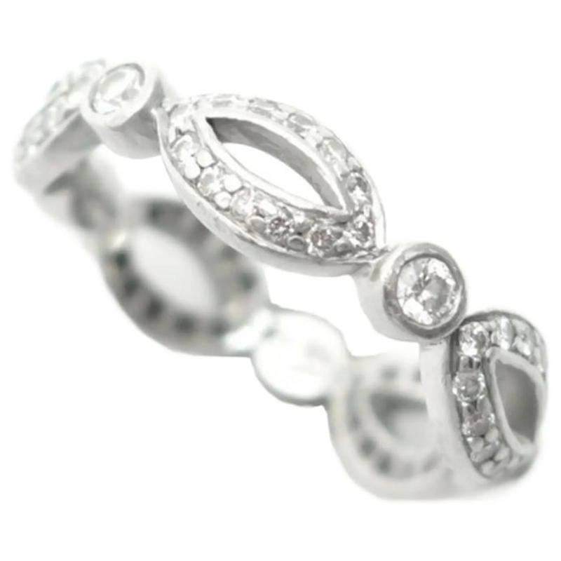 Tiffany & Co. Ring TIFFANY & CO TRING 50 IN PLATIN & 65 PLATIN-DIAMAN silber