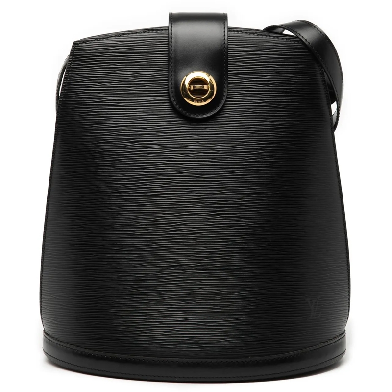 Louis Vuitton Schultertasche Epi Cluny schwarz