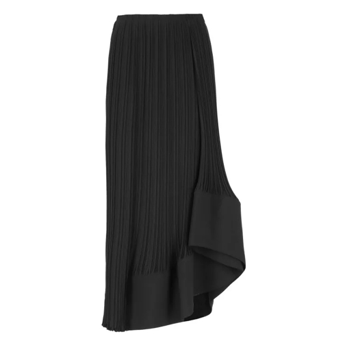 Lanvin Black Pleated Skirt Black 