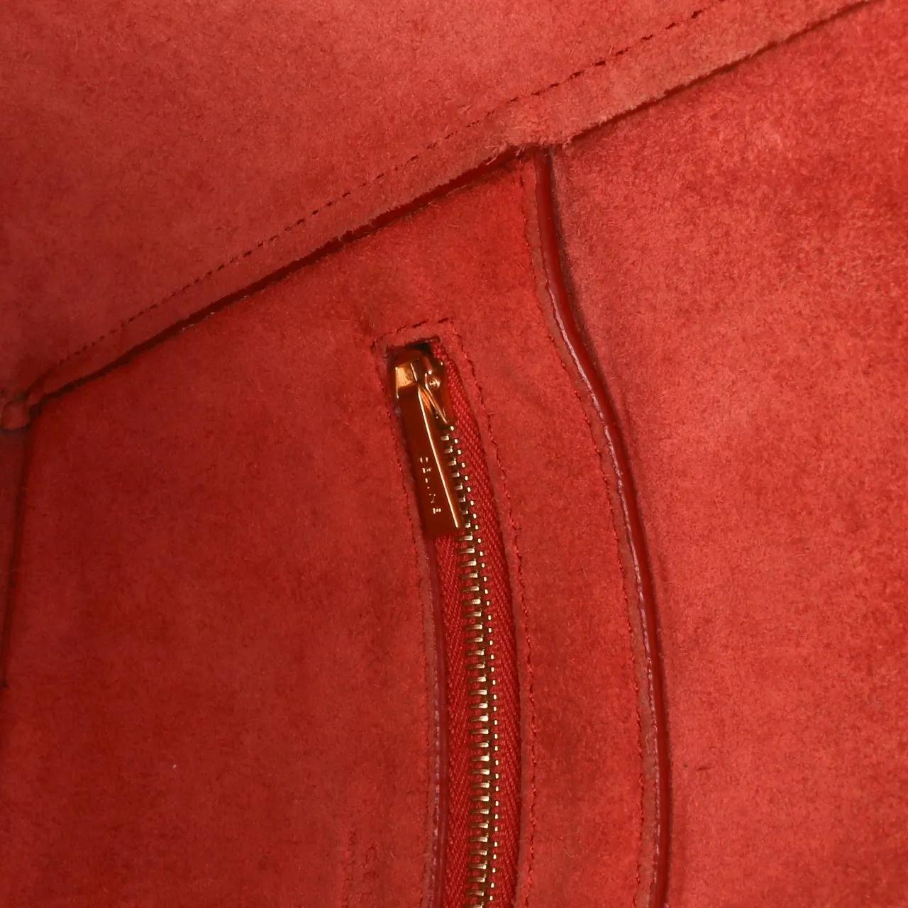Thumbnail - Celine Hobo Bags - Small Leather Seau Sangle Bucket Bag - Gr. unisize - in Rot - für Damen