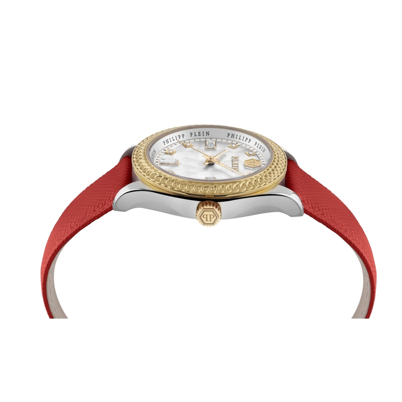 Philipp Plein Quarzuhr Quarz-Analoguhr Queen rot(Image 2)