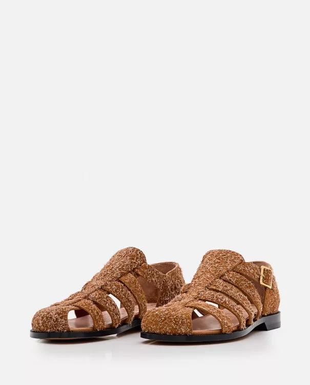 Thumbnail - Loewe Sandalen - Loewe Campo Flat Sandal - Gr. 38 (EU) - in Braun - für Damen